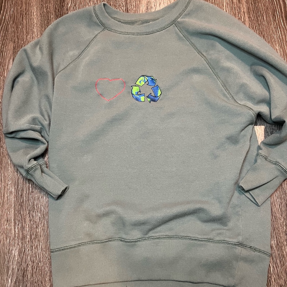 Eco-Friendly Graphic Sweatshirt